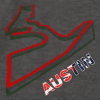 Austin Formula Racing Track Circuit Map For Fans Vector Backpack