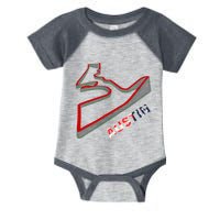 Austin Formula Racing Track Circuit Map For Fans Infant Baby Jersey Bodysuit