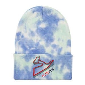 Austin Formula Racing Track Circuit Map For Fans Tie Dye 12in Knit Beanie