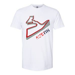 Austin Formula Racing Track Circuit Map For Fans Softstyle CVC T-Shirt