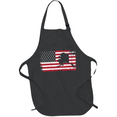 American Flag Retro Alaska 4th Of July Vintage Gift Usa Apron