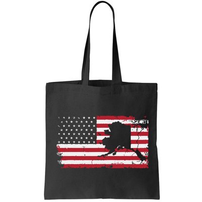 American Flag Retro Alaska 4th Of July Vintage Gift Usa Bag