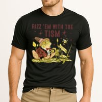 Autism Funny Rizz Em With The Tism Meme Autistic Frog Funny Gift Cooling Performance Crew T-Shirt