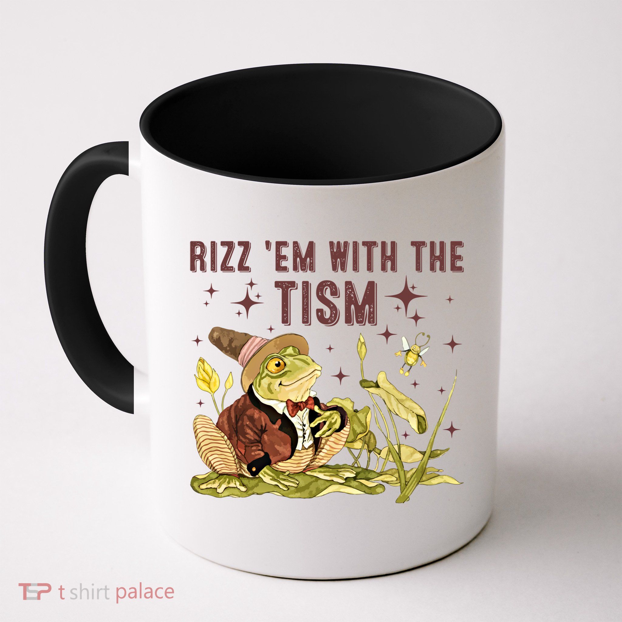 Autism Funny Rizz Em With The Tism Meme Autistic Frog Funny Gift Mug