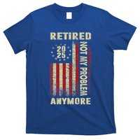 American Flag Retired 2025 Not My Problem Anymore T-Shirt