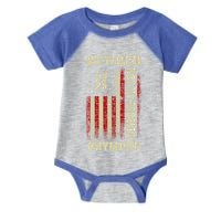 American Flag Retired 2025 Not My Problem Anymore Infant Baby Jersey Bodysuit