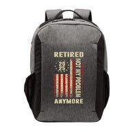 American Flag Retired 2025 Not My Problem Anymore Vector Backpack