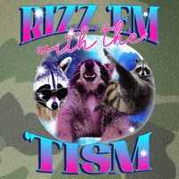 Autism Funny Rizz Em With The Tism Meme Autistic Opossum Legacy Tie Dye Trucker Hat