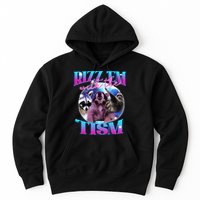 Autism Funny Rizz Em With The Tism Meme Autistic Opossum Hoodie