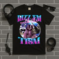 Autism Funny Rizz Em With The Tism Meme Autistic Opossum T-Shirt