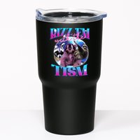 Autism Funny Rizz Em With The Tism Meme Autistic Opossum Tumbler