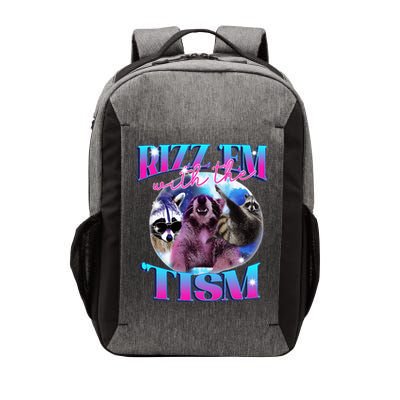 Autism Funny Rizz Em With The Tism Meme Autistic Opossum Vector Backpack