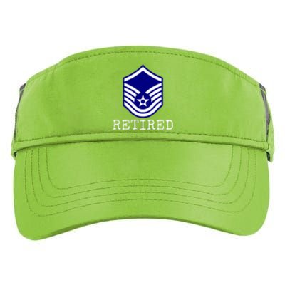 Air Force Retired E7 Master Sergeant Adult Drive Performance Visor