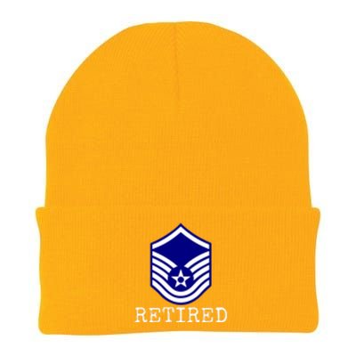 Air Force Retired E7 Master Sergeant Knit Cap Winter Beanie