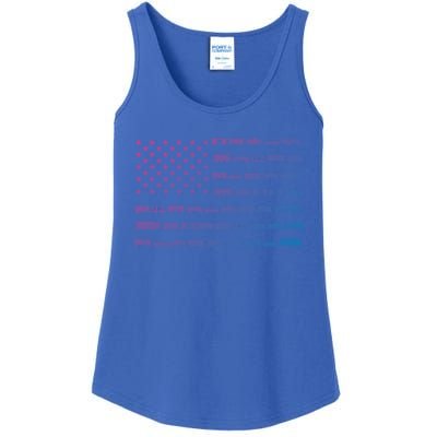 American Flag Railroad Train Conductor Gift Ladies Essential Tank