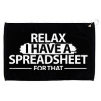 Accountant Funny Relax Spreadsheet Accounting Gift Grommeted Golf Towel