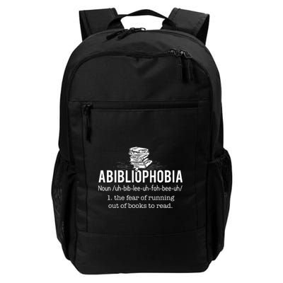 Abibliophobia Funny Reading Bookworm Reader Gift Backpack