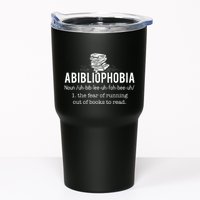 Abibliophobia Funny Reading Bookworm Reader Gift Tumbler