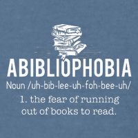 Abibliophobia Funny Reading Bookworm Reader Gift Garment-Dyed Sweatshirt