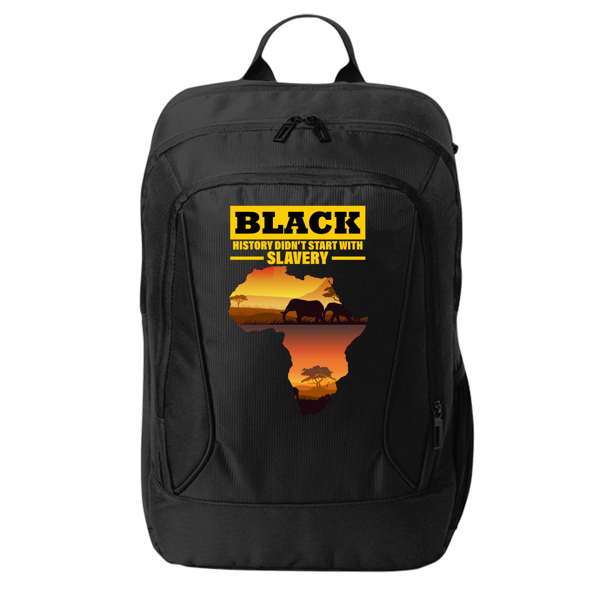 Africa Pride Black History Didn't Start With Slavery City Backpack