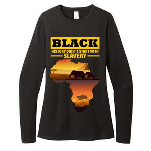 Africa Pride Black History Didn't Start With Slavery Womens CVC Long Sleeve Shirt