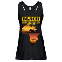 Africa Pride Black History Didn't Start With Slavery Ladies Essential Flowy Tank