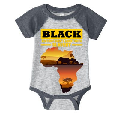 Africa Pride Black History Didn't Start With Slavery Infant Baby Jersey Bodysuit