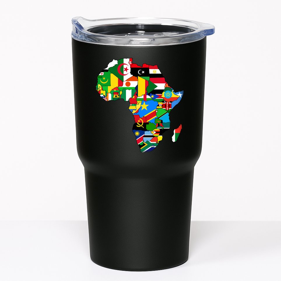 Africa Proud African Country Flags   Tumbler