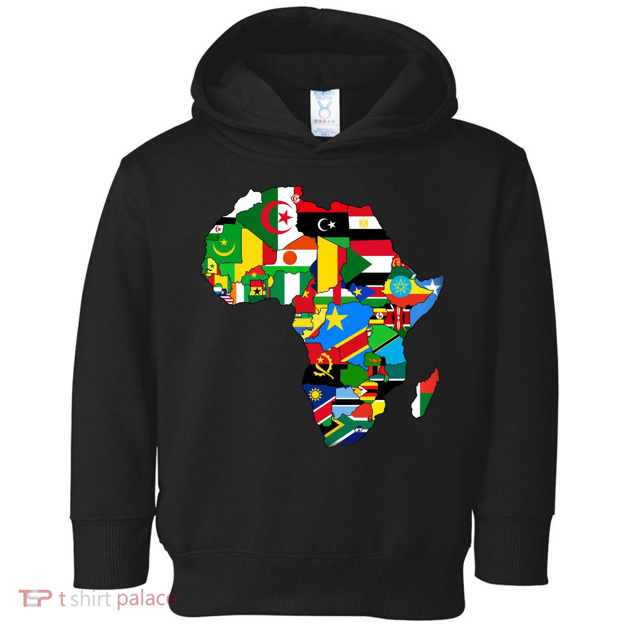 Africa Proud African Country Flags   Toddler Hoodie