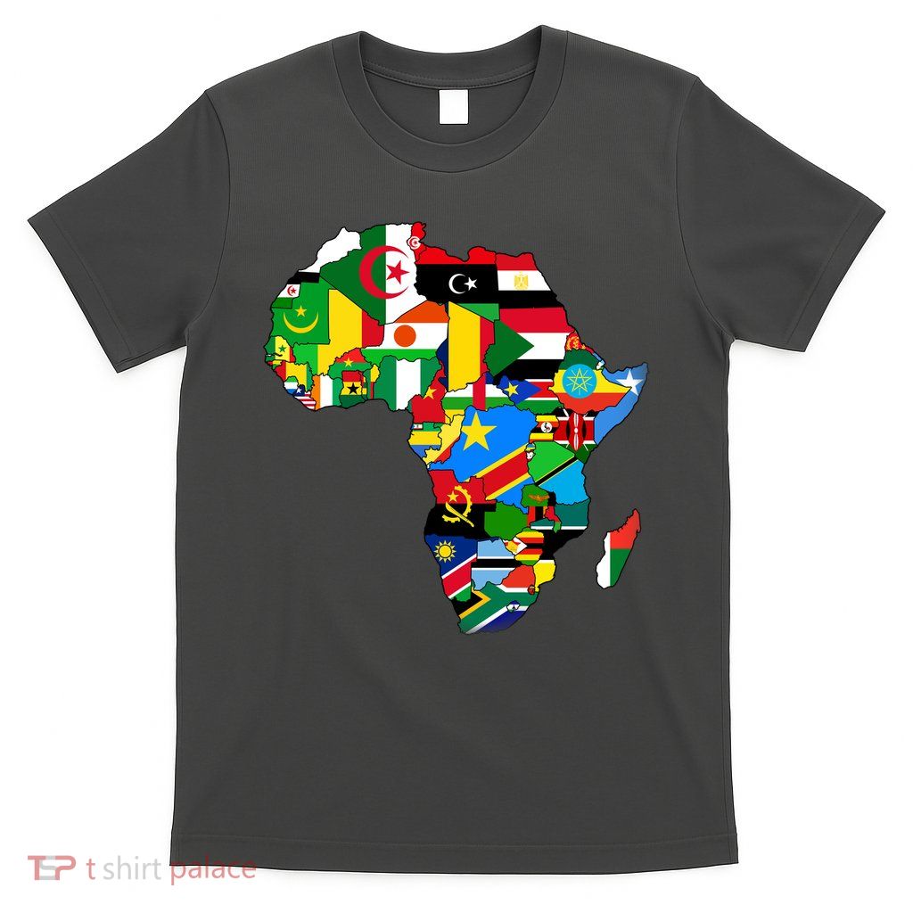 Africa Proud African Country Flags   T-Shirt