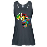 Africa Proud African Country Flags   Ladies Essential Flowy Tank