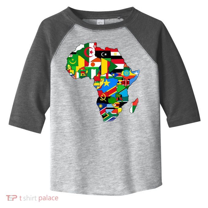 Africa Proud African Country Flags   Toddler Fine Jersey T-Shirt