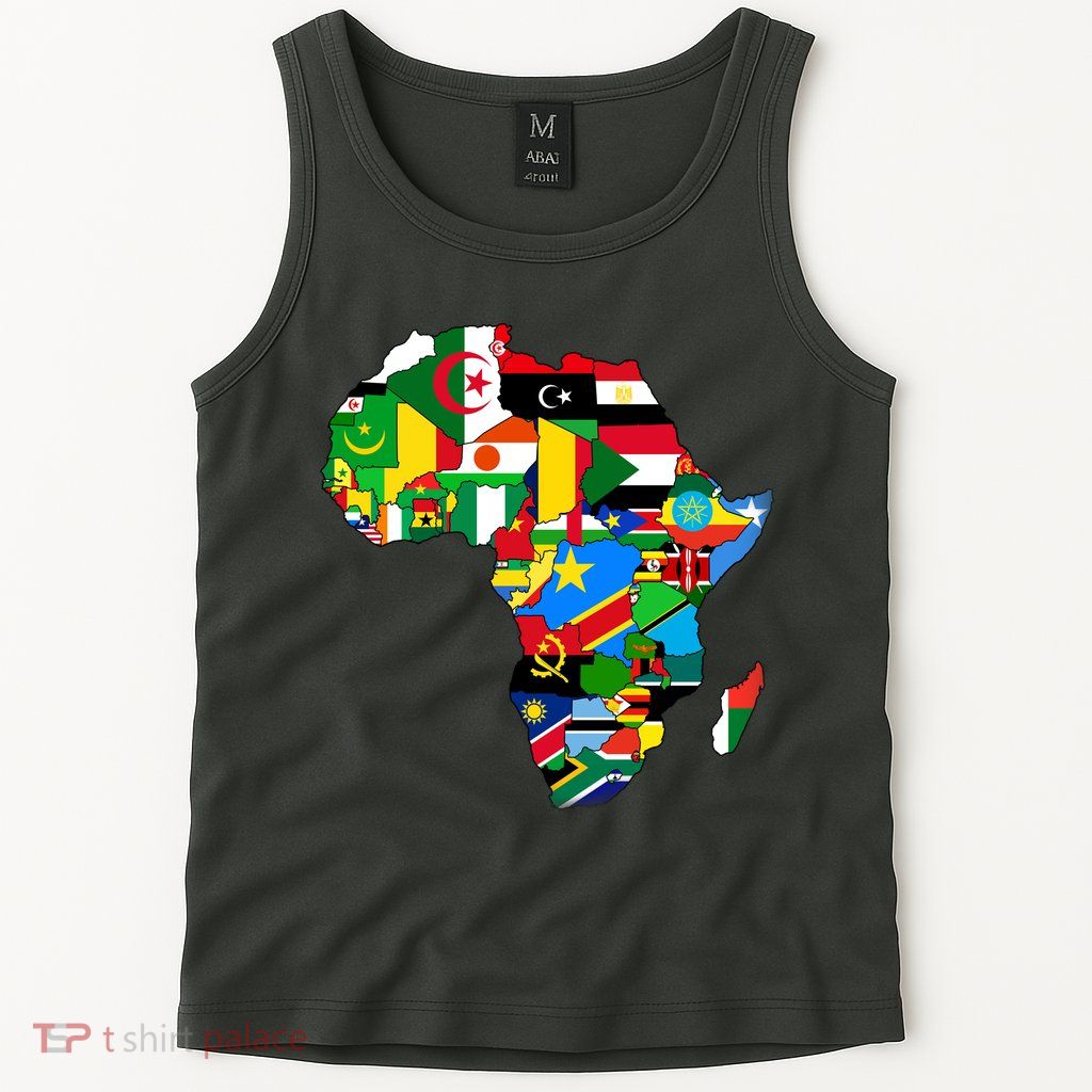Africa Proud African Country Flags   Tank Top