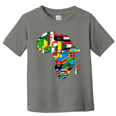 Africa Proud African Country Flags   Toddler T-Shirt