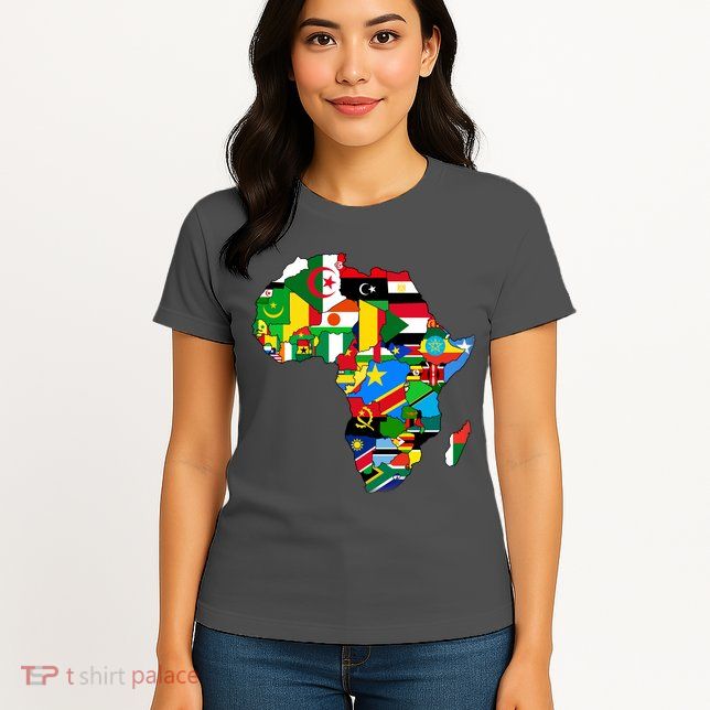 Africa Proud African Country Flags   Womens T-Shirt