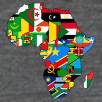 Africa Proud African Country Flags   Women's V-Neck T-Shirt