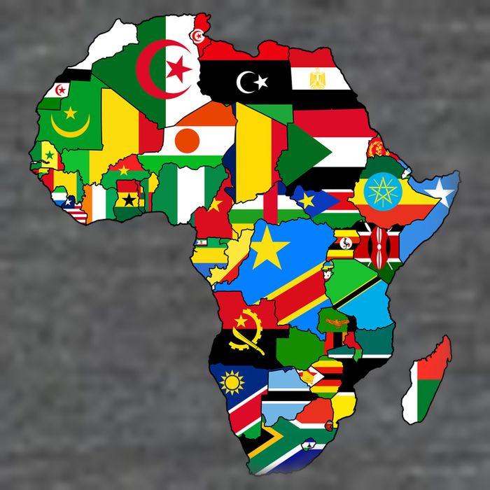 Africa Proud African Country Flags   Women's V-Neck T-Shirt
