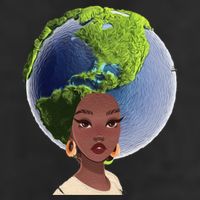 African American Afro World Earth 11oz C Handle Ceramic Mug