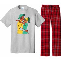 African American Couple Pajama Set