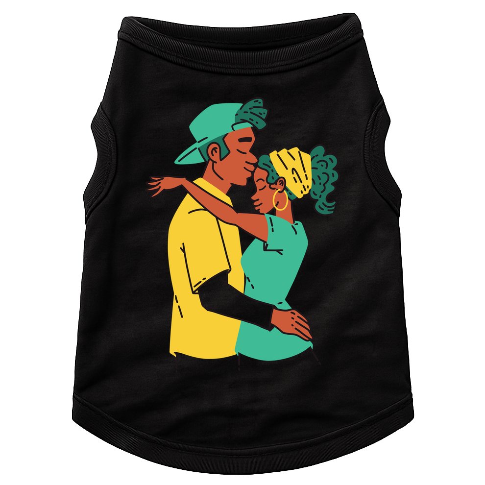 African American Couple Doggie Tank
