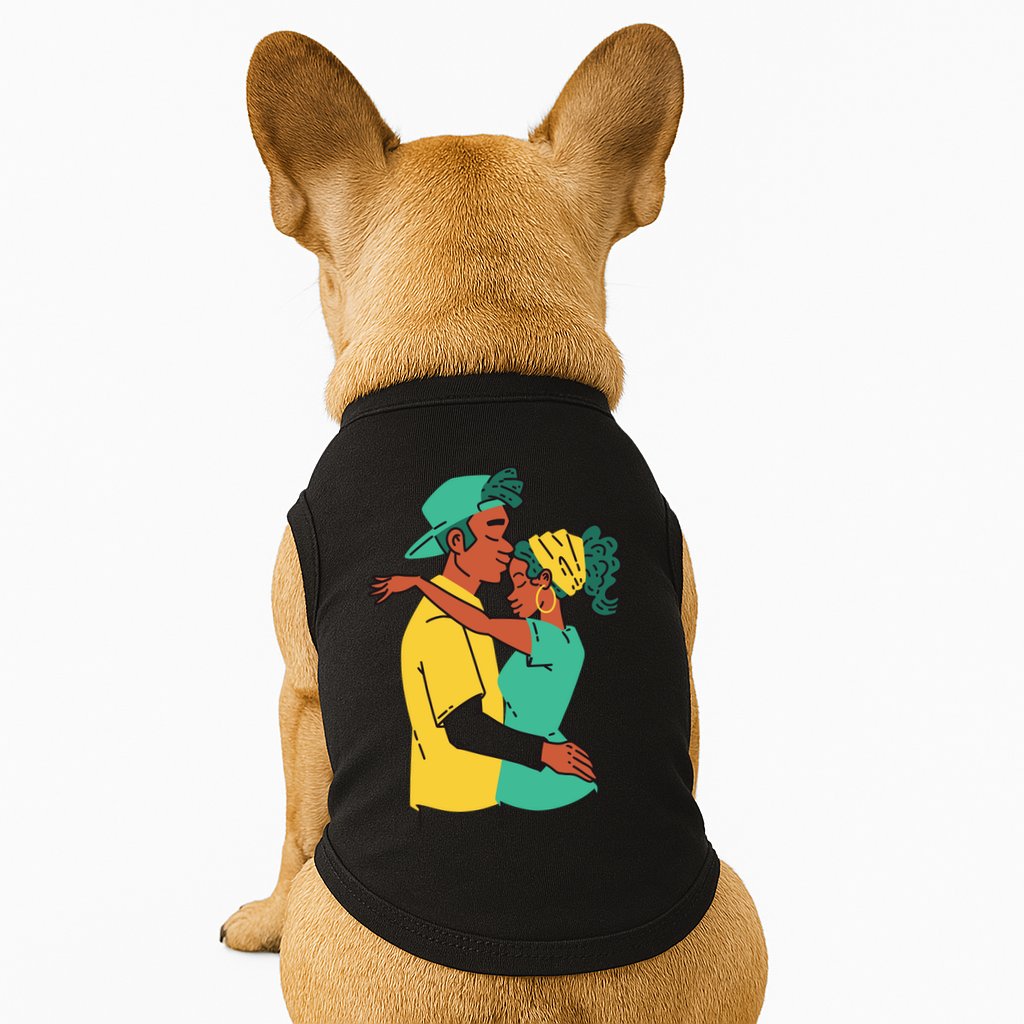 African American Couple Doggie Tank