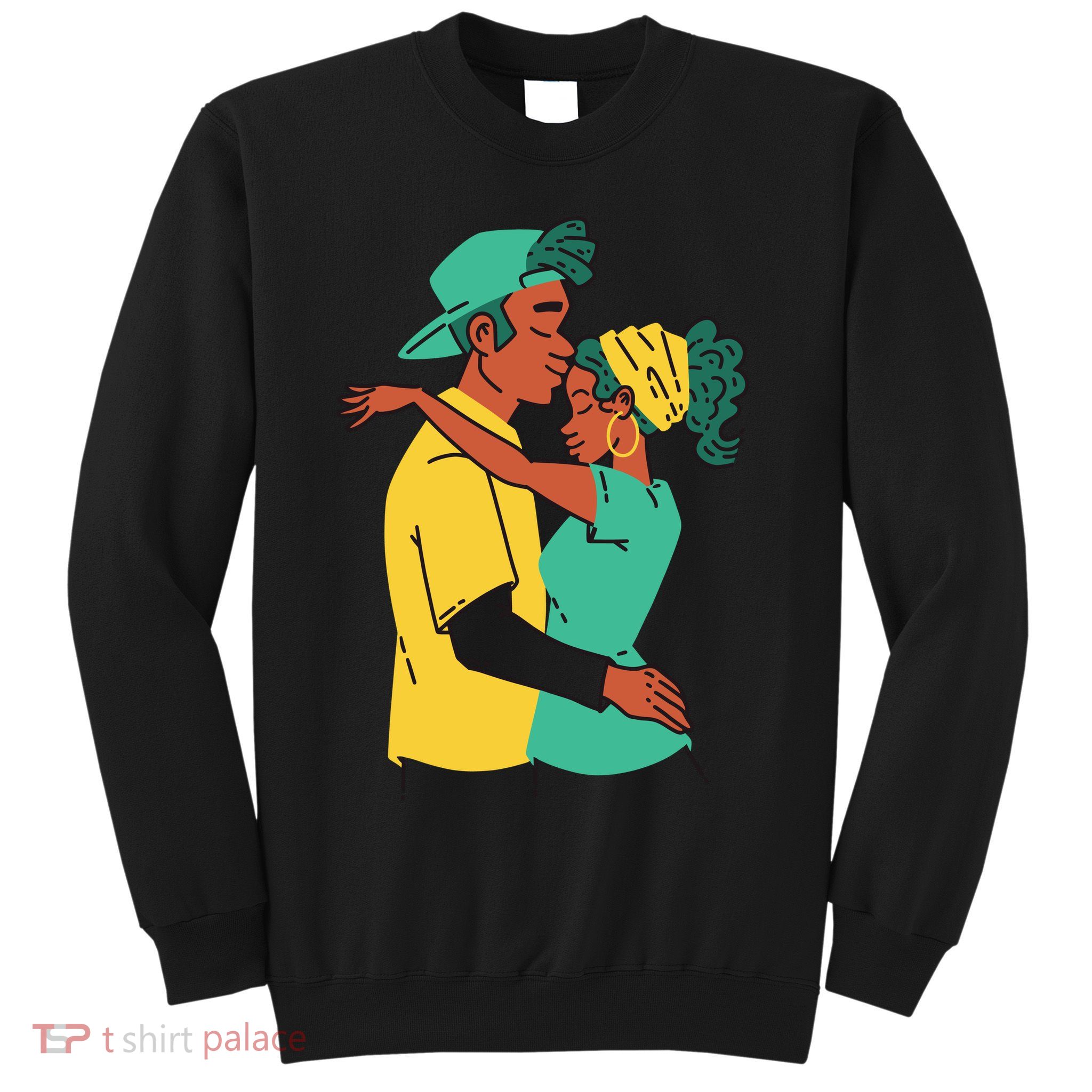 African American Couple Sweatshirt