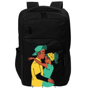 African American Couple Impact Tech Backpack