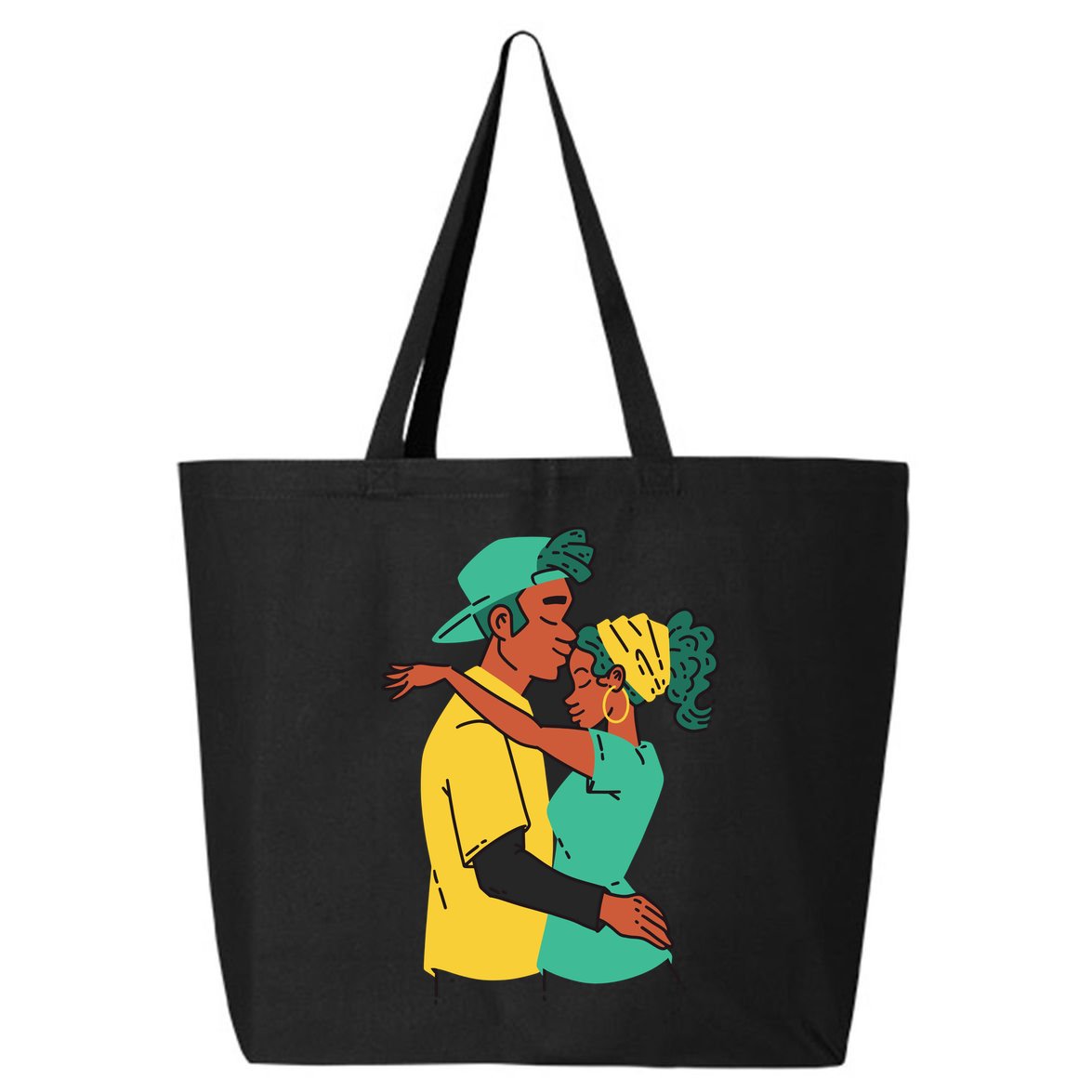 African American Couple 25L Jumbo Tote