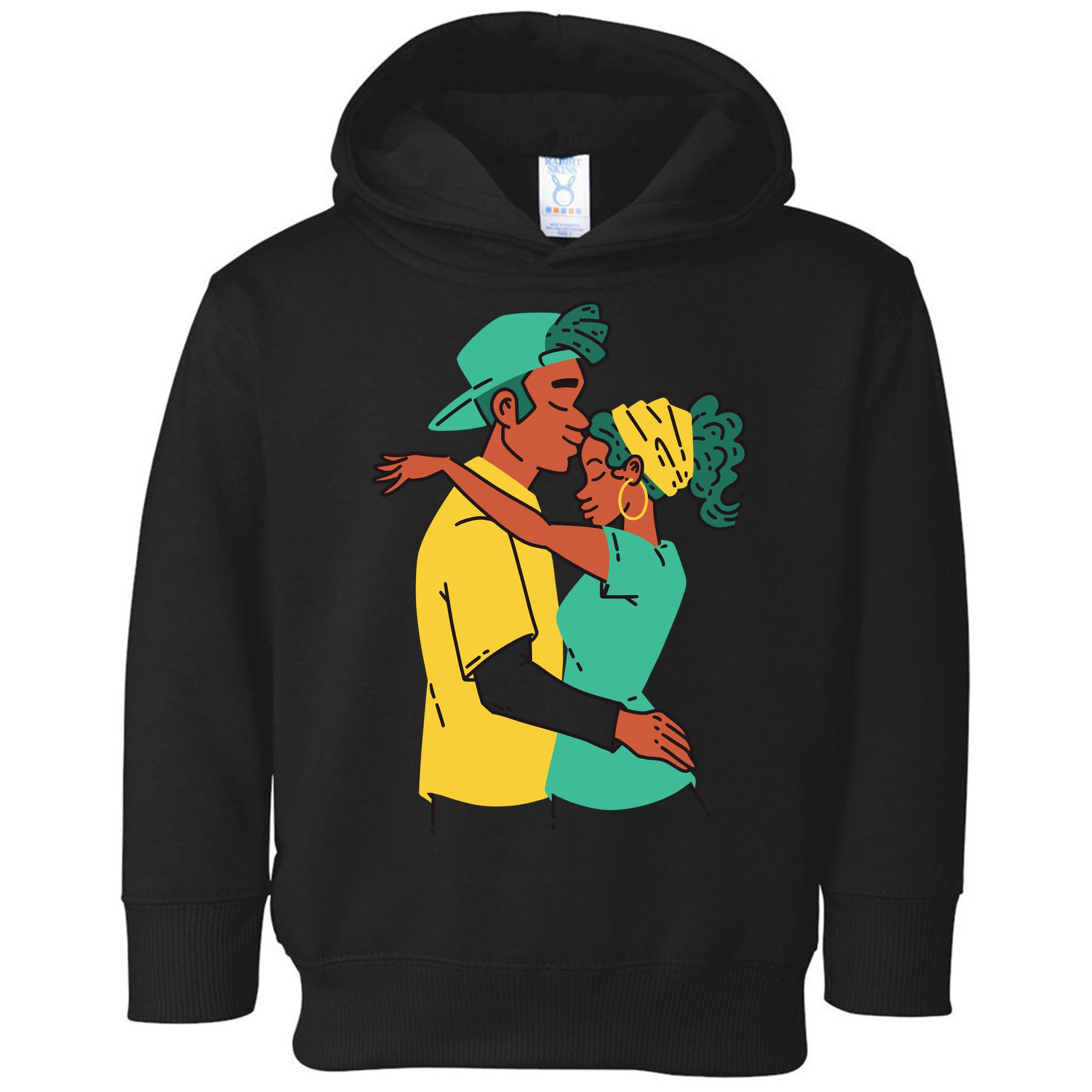 African American Couple Toddler Hoodie