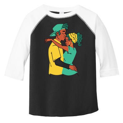 African American Couple Toddler Fine Jersey T-Shirt