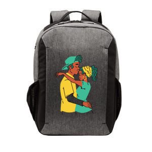 African American Couple Vector Backpack