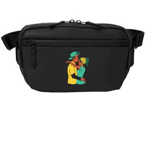 African American Couple Crossbody Pack