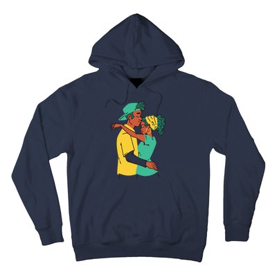 African American Couple Hoodie