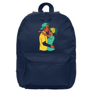 African American Couple 16 in Basic Backpack